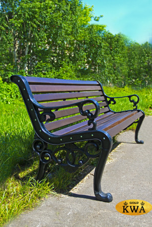 Скамейка чугунная Аллея 1,8 м -2м.