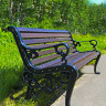 Скамейка чугунная Аллея 1,8 м -2м.