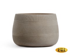 Кашпо TREEZ ERGO Graphics Низкая чаша Капучино в-37 см, д-55 см