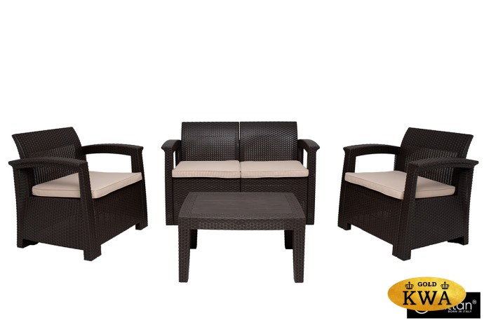 Комплект мебели Rattan Comfort 4, венге