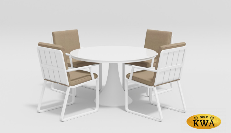 Стул с подлокотниками Voglie белый