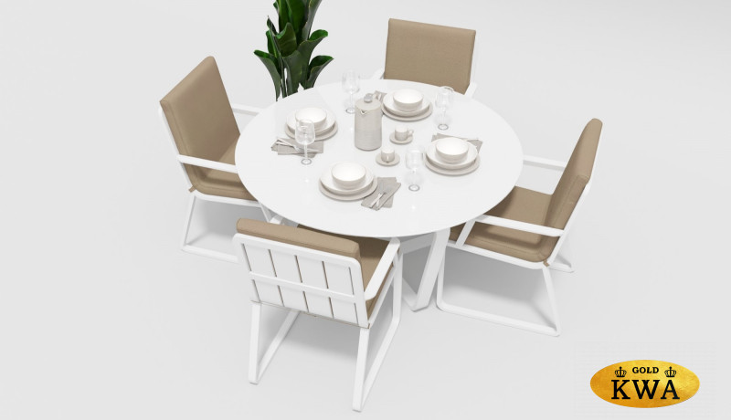 Стул с подлокотниками Voglie белый