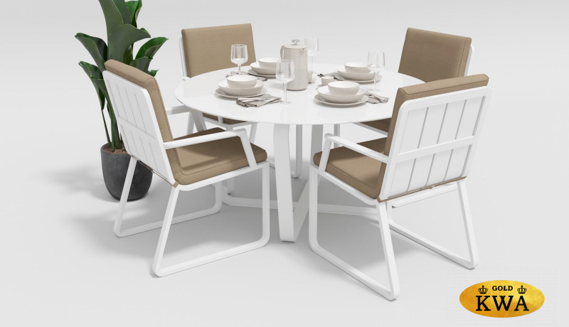 Стул с подлокотниками Voglie белый