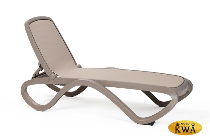 Шезлонг Nardi Omega без подлокотников, тортора