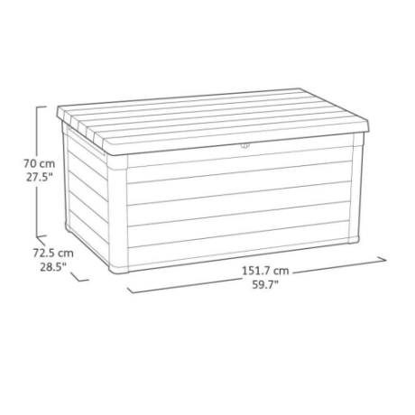 Сундук Denali DuoTech Deck Box 570 L