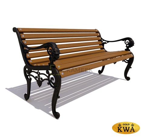 Садовая скамейка «Лев» (ангарская сосна 2,0)