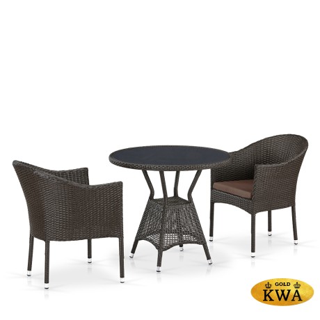 Комплект плетеной мебели T707ANS/Y350-W53 2Pcs Brown