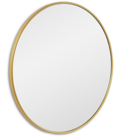 Ala M Gold Зеркало в тонкой раме Smal