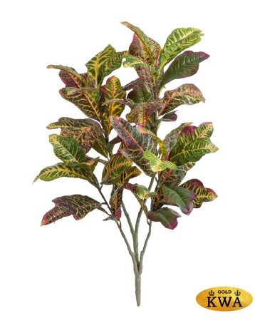 Кротон куст Большой зелёно-жёлто-розовый в-85 см (Sensitive Botanic) 4/20