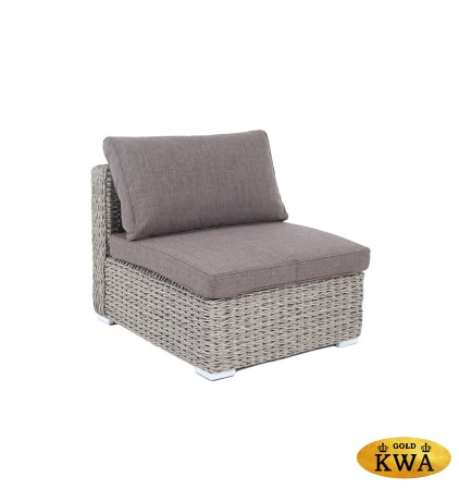 "Лунго" модуль диванный прямой с подушками, цвет графит (гиацинт)