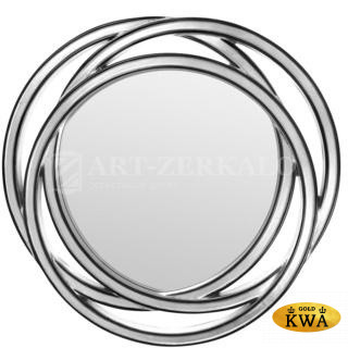 Зеркало в раме модерн Scroll (Скролл), d101 см