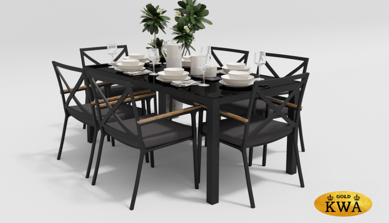 Стул с подлокотниками Calma темно-серый