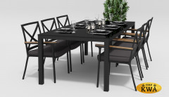 Стул с подлокотниками Calma темно-серый