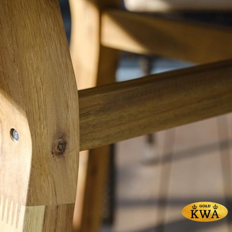 Стол садовый обеденный из акации MODENA круглый 116 см  Joygarden