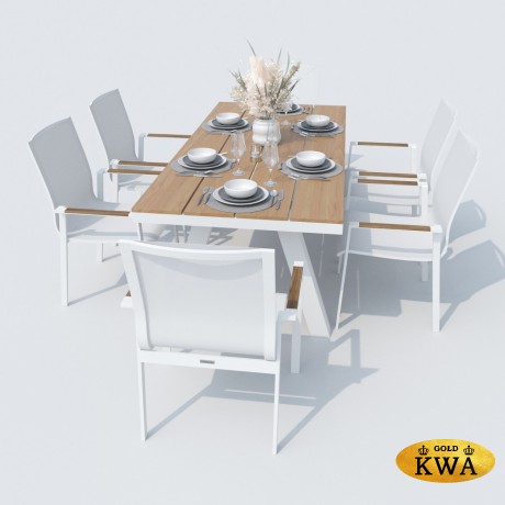 Стул SOLA белый - белый каркас