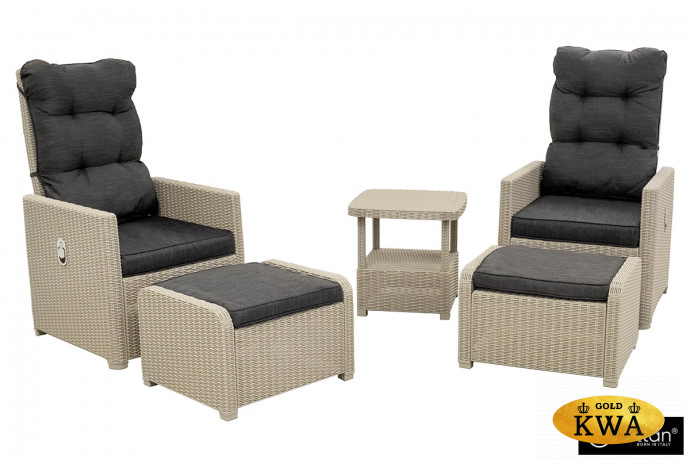 Комплект уличной мебели MANCHESTER OTTO SET 2, цвет серый