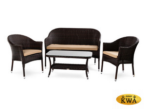 Плетеный диван WARSAW 2-х местный