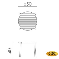 Столик пластиковый журнальный