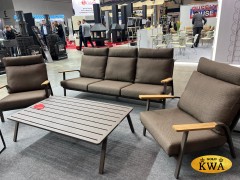 Malmo Стол журнальный Kоричневый, алюминий