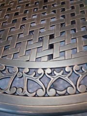 Круглый стол из литого алюминия Sardinia 137