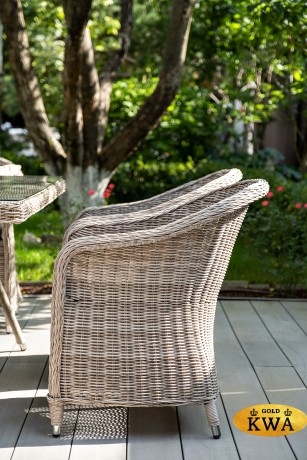 "Эспрессо" обеденная группа плетеная, цвет бежевый