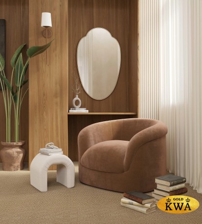 Milis Gold Зеркало в тонкой раме Smal