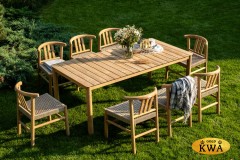 Обеденная группа из тика BUNGALOW  Joygarden