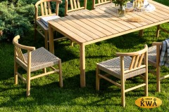 Обеденная группа из тика BUNGALOW  Joygarden