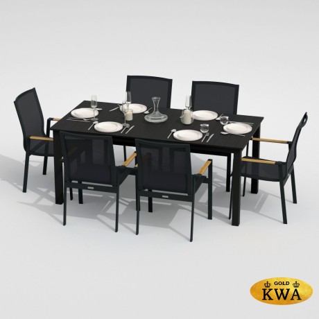 Стул SOLA серый - каркас карбон