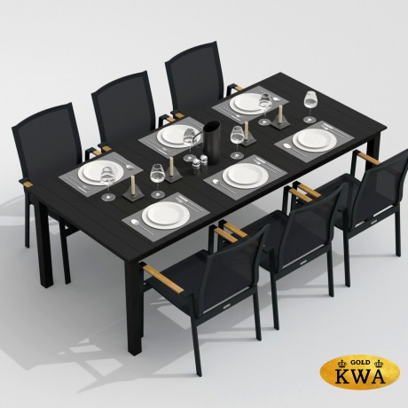 Стул SOLA серый - каркас карбон