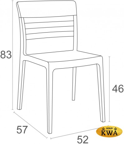 Стул пластиковый