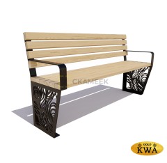 Скамейка «Павлин» (2,0 ангарская сосна,30х60)