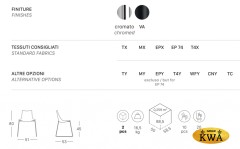 Стул на полозьях с обивкой