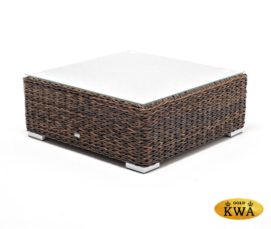 "Лунго" журнальный столик плетеный (гиацинт), цвет коричневый