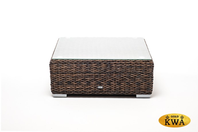"Лунго" журнальный столик плетеный (гиацинт), цвет коричневый