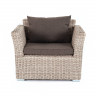 "Капучино" кресло из искусственного ротанга, цвет бежевый