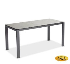 Lyon 150 Стол обеденный антрацит/серый, алюминий/спеченный камень