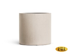 Кашпо TREEZ Effectory Beton Цилиндр Белый песок в-51 см, д-53 см