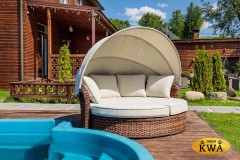 Диван-трансформер VIOLETTA коричневый