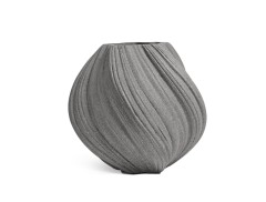 Кашпо-ваза TREEZ Effectory Dune Дизайн-ваза Дымчато-серый песок