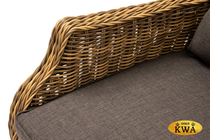 "Неаполь" плетеный стул из искусственного ротанга, цвет соломенный