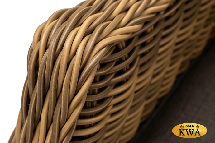 "Неаполь" плетеный стул из искусственного ротанга, цвет соломенный