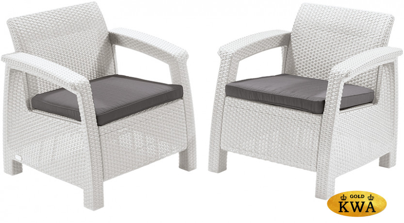 Комплект пластиковой мебели Corfu duo set