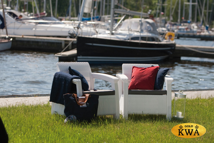 Комплект пластиковой мебели Corfu duo set