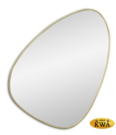 Sten S Gold Зеркало в тонкой раме Smal