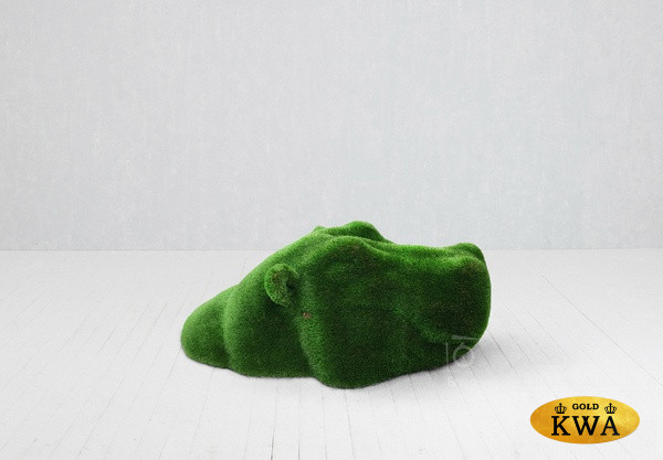 Топиари ландшафтная фигура Бегемот в воде (маленький)