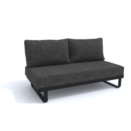 Лаунж зона угловая БЕЛЛИСА С модульная маренго