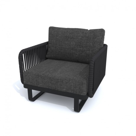 Лаунж зона угловая БЕЛЛИСА С модульная маренго