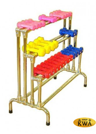 Стойка на 15 пар гантелей односторонняя