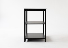 Cтол разделочный Lounge B-01, 90 см, черный/черный мрамор